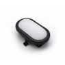 AD Bulkhead Led 169x115 - Oval 10W/4000K/IP54/Black Outdoor Luminaires 