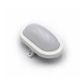 AD Bulkhead Led 169x115 - Oval 10W/4000K/IP54/White Outdoor Luminaires 