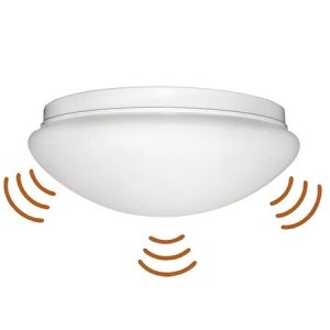 Ceiling mounted with Microwave Sensor E27/Φ300mm/White Photocells & Sensors Onetrade