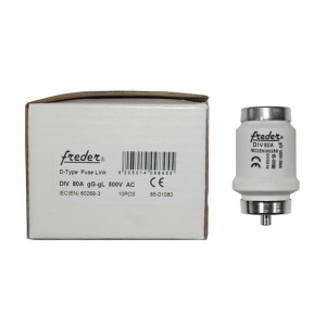 Ασφάλεια τήξεως - φυσίγγιο Diazed DIV/R1/1/4/80Α/gG/gL Ασφάλειες Onetrade