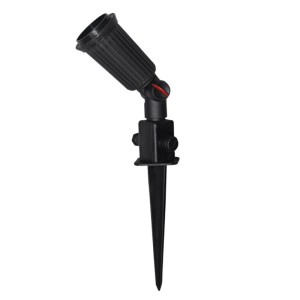 Φωτιστικό Πλαστικό Κήπου Καρφωτό E27/PAR-38/IP44/Μαύρο  Φωτιστικά Εξωτερικού Χώρου