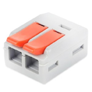 VLC LT-612 - 2P Πορτοκαλί Clip Square Terminal Block Κλέμες Onetrade