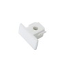 Τερματική Τάπα Ράγας - 1C/16A/230V Λευκή Προβολείς ράγας & εξαρτήματα