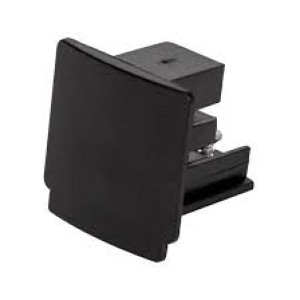 Τερματική Τάπα Ράγας - 3C/16A/230V Μαύρη Προβολείς ράγας & εξαρτήματα