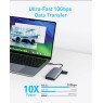 Anker A83740A2 - 7-in-1 USB-C Data Hub Dual 4K HDMI + USB-A 3.2 10Gbps + 2*USB-A 2.0 + USB-C PD 85W, Μαύρο Computer accessories Onetrade