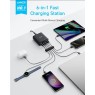 Anker A2154G11 - Desktop Charger 112W 6-Port USB Charging Hub με 3 PD/PIQ3.0 Θύρες & 3 USB-A, & Οργανωτής Καλωδίων, Black Computer accessories Onetrade