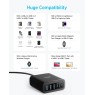 Anker A2154G11 - Desktop Charger 112W 6-Port USB Charging Hub με 3 PD/PIQ3.0 Θύρες & 3 USB-A, & Οργανωτής Καλωδίων, Black Computer accessories Onetrade