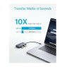 Anker A8334HA1 - PowerExpand 5-in-1 Premium USB C Data Hub - HDMI/4Κ + Card Reader + USB 3.0*2 Ports Computer accessories Onetrade