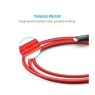 Anker A8142G91 - PowerLine+ Micro USB to USB 2.0 Cable 0.9m with Nylon Weave, Red Data Cables Onetrade Anker A8142G91 - PowerLine+ Micro USB to USB 2.0 Cable 0.9m with Nylon Weave, Red Data Cables Onetrade