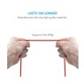 Anker A8142G91 - PowerLine+ Micro USB to USB 2.0 Cable 0.9m with Nylon Weave, Red Data Cables Onetrade Anker A8142G91 - PowerLine+ Micro USB to USB 2.0 Cable 0.9m with Nylon Weave, Red Data Cables Onetrade