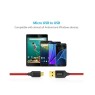 Anker A8143G91 PowerLine+ Καλώδιο 2μ. Micro USB σε USB 2.0 με Νάυλον ύφανση, Κόκκινο Καλώδια Onetrade