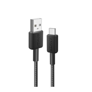 Anker A81H6G11 - 322 Καλώδιο USB-C 1.8μ. με Νάυλον ύφανση, Black Καλώδια Onetrade