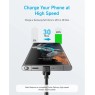 Anker A81F5G11 - 322 Καλώδιο USB-C σε USB-C 0.9μ. με Νάυλον ύφανση, Black Καλώδια Onetrade