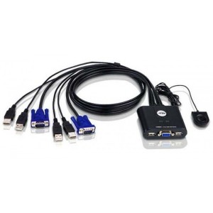 Aten IDATA CS-22U - USB VGA KVM Switch 2 Ports HDMI Switcher Onetrade