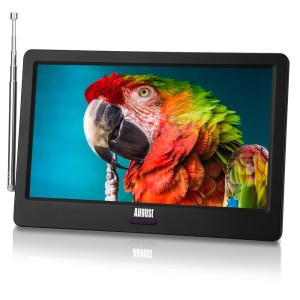 August DA900D DVB-T & DVB-T2 - Portable TV 9" Televisions Onetrade