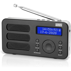 August MB225 - Portable DAB+ FM Radio Wireless Speakers Onetrade