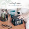 August MB300H - Mini MP3 Musicbox with FM Clock Radio Black Wireless Speakers Onetrade