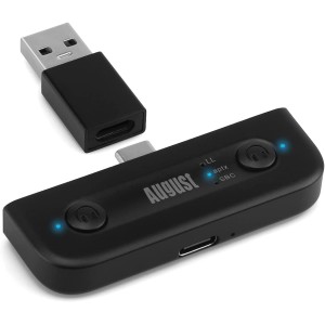 August MR410B - Bluetooth Dual Transmitter with USB-C for Nintendo Wireless Speakers Onetrade