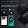 August MS515B - Bluetooth Speaker Set Black Wireless Speakers Onetrade