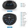 August SE20B - Portable Radio with Bluetooth Speaker Black Wireless Speakers Onetrade
