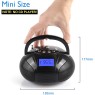 August SE20B - Portable Radio with Bluetooth Speaker Black Wireless Speakers Onetrade