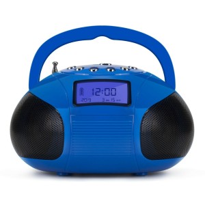 August SE20L - Portable Radio with Bluetooth Speaker Blue Wireless Speakers Onetrade
