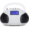 August SE20W - Portable Radio with Bluetooth Speaker White Wireless Speakers Onetrade