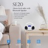 August SE20W - Portable Radio with Bluetooth Speaker White Wireless Speakers Onetrade