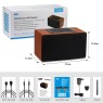 August WS350K - WiFi & Bluetooth Speaker, Brown Wireless Speakers Onetrade