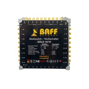 Baff Gold 10/16 G - Πολυδιακόπτης 10 εισόδων / 16 εξόδων Πολυδιακόπτες Onetrade