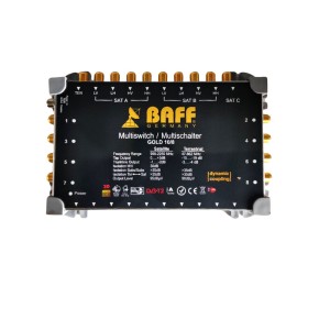 Baff Gold 10/8 G - Πολυδιακόπτης 10 εισόδων / 8 εξόδων Πολυδιακόπτες Onetrade