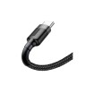 Baseus CATKLF-AG1 - Cafule Καλώδιο USB-C 0.5μ. με Νάυλον Ύφανση, Μαύρο Καλώδια Onetrade