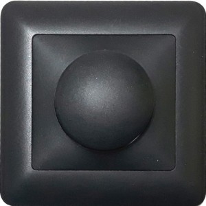 EDY - Πλαίσιο Μαύρο για Dimmer DM-2 Διακόπτες Φωτισμού