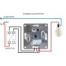 EDY - Universal Dimmer DM-4 1000W Λευκό Διακόπτες Φωτισμού