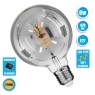 Λάμπα Ρετρό 6W/2700K/E27/G125 230V Γλόμπος με Φιμέ Γυαλί Λάμπες LED Filament