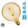 Retro Lamp 3W/2200K/E27/G125 230V with Honey Tinted Glass LED Filament Lamps