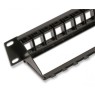 INTELLINET  I-KS PP-24 DLX - Patch Panel 24 Εισόδων Slim 1U Μαύρο Racks Patch Panels Onetrade