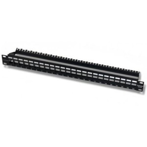 INTELLINET  I-KS PP-24 DLX - Patch Panel 24 Εισόδων Slim 1U Μαύρο Racks Patch Panels Onetrade