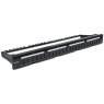 INTELLINET  I-KS PP-24 DLX - Patch Panel 24 Εισόδων Slim 1U Μαύρο Racks Patch Panels Onetrade