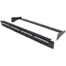 INTELLINET  I-KS PP-24 DLX - Patch Panel 24 Εισόδων Slim 1U Μαύρο Racks Patch Panels Onetrade
