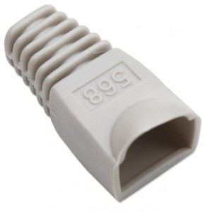 INTELLINET IWP-CBOOT-GR - Κάλυμμα για 6.2mm RJ45 Γκρί 10 τμχ Βύσματα Onetrade