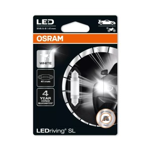 OSRAM Automotive Auxiliary Lamp LED SL C5W-6413DWP-01B,SV8.5-8-41mm Automotive Lamp