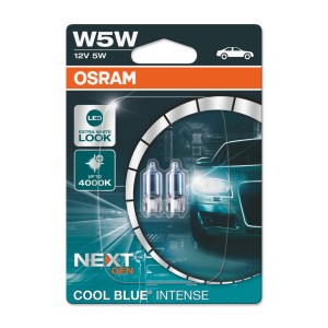 OSRAM Automotive Halogen Lamp COOL BLUE INTENSE W5W - W2.1x9.5d BLI2 Automotive Lamp Onetrade