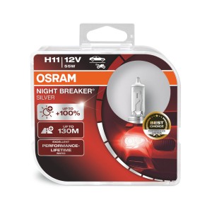 OSRAM Automotive Halogen Lamp NIGHT BREAKER LASER H11 -PGJ19-2 Automotive Lamp Onetrade