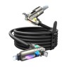 Lisen 2Ε353 - 4 σε 1 Καλώδιο φόρτισης Lightning / Type-C / USB-A 240W, 2m με RGB Καλώδια Onetrade