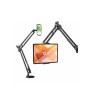 Lisen 2E41 - 360° Adjustable Stand with Arm for Mobile/Tablet 4"-13" Inches, 67cm Height Ultra Sturdy Data Cables Onetrade