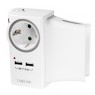 LogiLinK IPW-USB-1A2PCIG - Power Socket Adapter 2xUSB 2.1A Smartphone accessories Onetrade