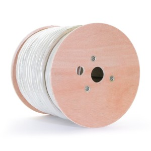 Lokmann 1400 - RG-6 100db Άσπρο 100m Ομοαξονικό Καλώδιο Quatro Επικ. Ατσάλι Καλώδια Onetrade