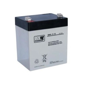 MPL Power Elektro Επαναφορτιζόμενη Μπαταρία Μολύβδου - VRLA MWS 12V/5Ah Μπαταρίες Μολύβδου Onetrade