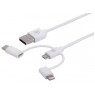 Manhattan ICOC APP-3IN1W - Charging Cable and 3-in-1 USB Data Cables Onetrade